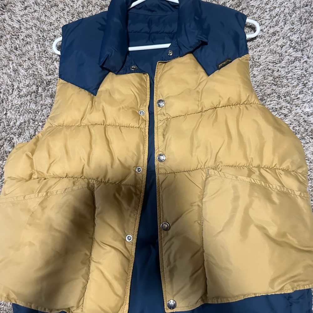 Vintage Two-Tone Puffer Vest